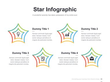 Harika düzen vektör renk diyagramları ile düz iş sunumu broşür vektör slayt şablonu