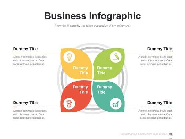 Modelo Slide Vetorial Brochura Apresentação Negócios Plana Com Diagramas Cores —  Vetores de Stock