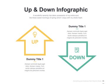 Harika düzen vektör renk diyagramları ile düz iş sunumu broşür vektör slayt şablonu