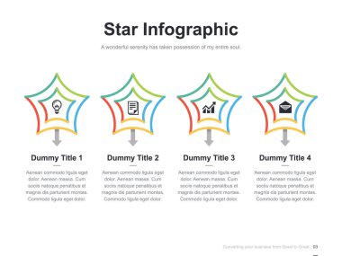Harika düzen vektör renk diyagramları ile düz iş sunumu broşür vektör slayt şablonu