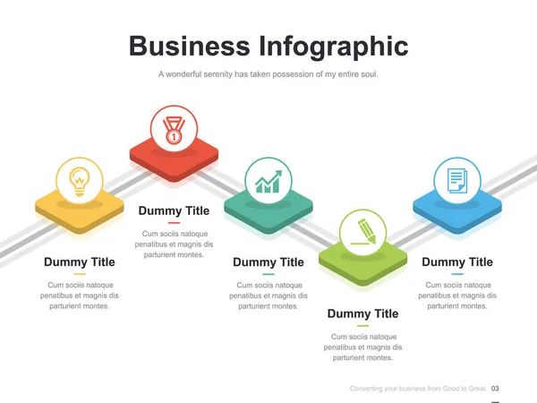 Modelo Slide Vetorial Brochura Apresentação Negócios Plana Com Diagramas Cores — Vetor de Stock