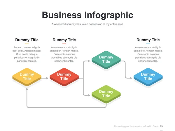 Modelo Slide Vetorial Brochura Apresentação Negócios Plana Com Diagramas Cores — Vetor de Stock