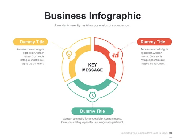 Modelo Slide Vetorial Brochura Apresentação Negócios Plana Com Diagramas Cores — Vetor de Stock