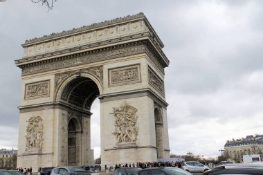 Charles de Gaulle Etoile 'in Zafer Kemeri Les Champs Elysees Paris Fransa