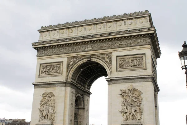 Charles Gaulle Etoile Zafer Kemeri Les Champs Elysees Paris Fransa — Stok fotoğraf