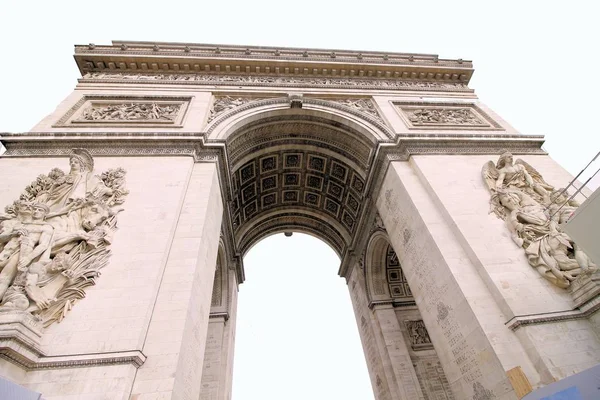 Arc Triomphe Arch Trieve Charles Gaulle Etoile Place Les Champs — Φωτογραφία Αρχείου