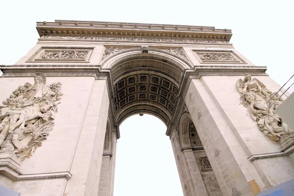 Arco Triunfo Arco Triunfo Charles Gaulle Etoile Place Les Champs — Fotografia de Stock