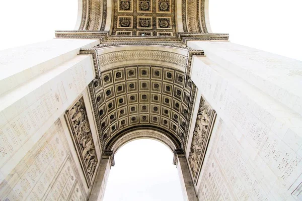 Arc Triomphe Arch Trieve Charles Gaulle Etoile Place Les Champs — Φωτογραφία Αρχείου