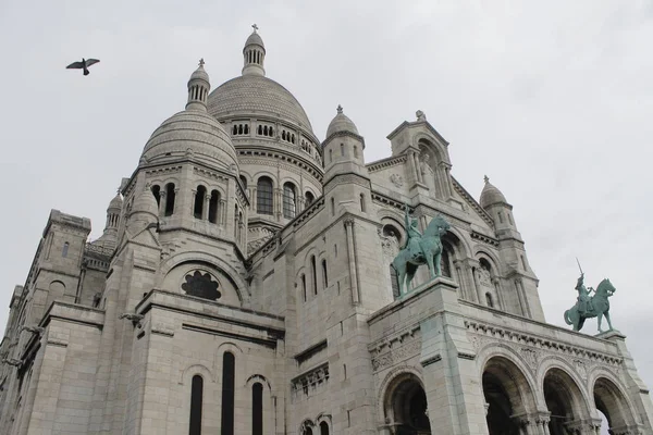 Basilica Del Sacro Cuore Parigi Sulla Sommità Della Collina Montmartre — Foto Stock