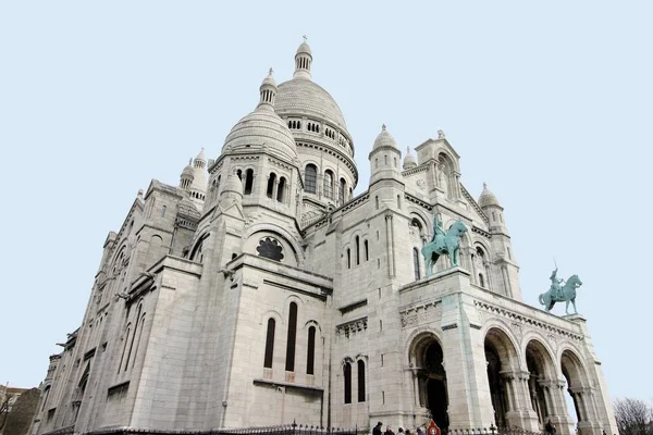 Basilica Del Sacro Cuore Parigi Sulla Sommità Della Collina Montmartre — Foto Stock