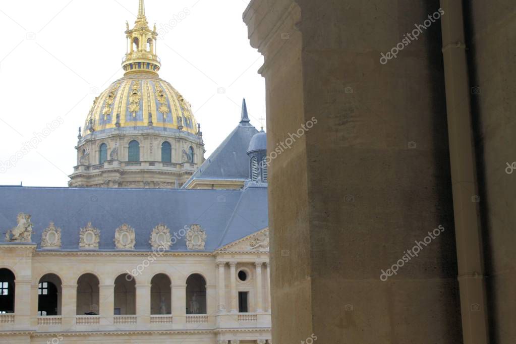 Church of the house of disabled Paris France. 