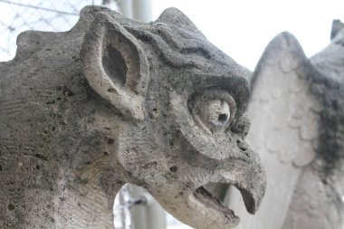 Chimera (canavar) Katedrali notre Dame de paris bakan paris, Fransa
