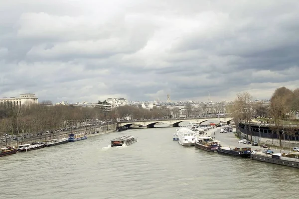 Paris Fransa Nın Başkentini Görünümünü — Stok fotoğraf