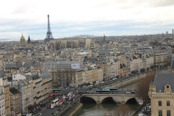 Paris Fransa Nın Başkentini Görünümünü — Stok fotoğraf