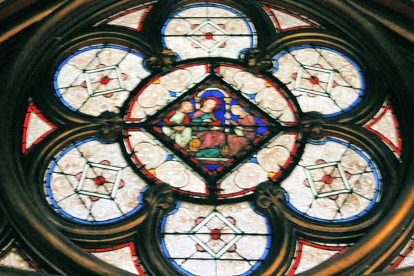 Ιερό Παρεκκλήσι Της Sainte Chapelle Στο Παρίσι Γαλλία Sainte Chapelle — Φωτογραφία Αρχείου