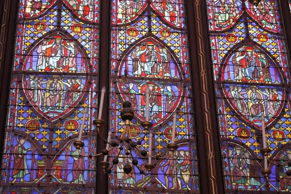 Capilla Santa Sainte Chapelle París Francia Capilla Sainte Una Capilla — Foto de Stock