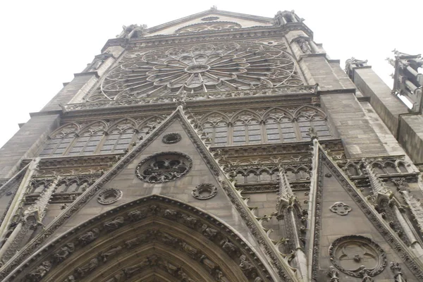 프랑스 파리의 노트르담 대성당 노트르담 파리는 가톨릭 — 스톡 사진