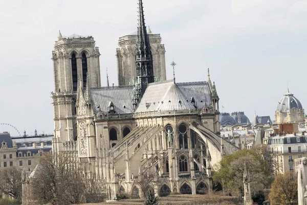 Catedral Notre Dame Paris França Notre Dame Pari Uma Catedral — Fotografia de Stock
