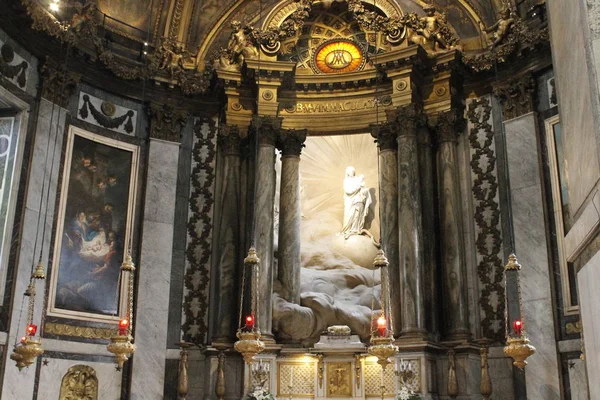 Intérieur Église Saint Sulpice Est Une Église Catholique Romaine Paris — Photo