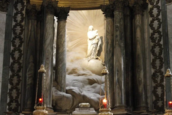 Intérieur Église Saint Sulpice Est Une Église Catholique Romaine Paris — Photo