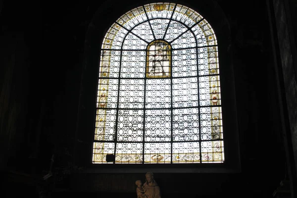 Interno Del Saint Sulpice Una Chiesa Cattolica Romana Parigi Sul — Foto Stock