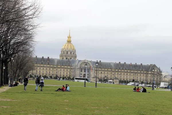 Hagyományos Építészet Hiteles Francia Építészeti Párizsban — Stock Fotó