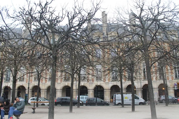 Arquitetura Tradicional Autêntica Arquitetura Francesa Paris — Fotografia de Stock