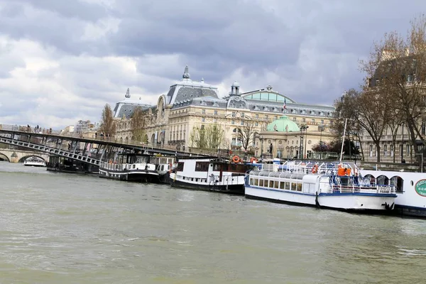 Arhitectura Tradițională Râul Paris Capitala Franței — Fotografie, imagine de stoc