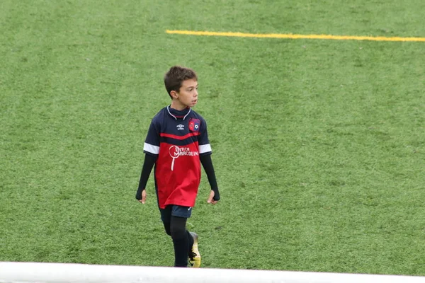 Brescia Italië November 2018 Kinderen Spelen Het Kampioenschap Voor Jonge — Stockfoto