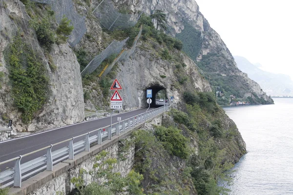 Paisaje Del Lago Garda Norte Italia — Foto de Stock