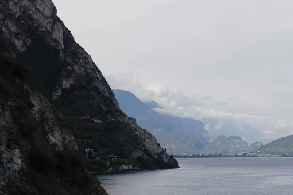 Paisagem Lago Garda Norte Itália — Fotografia de Stock