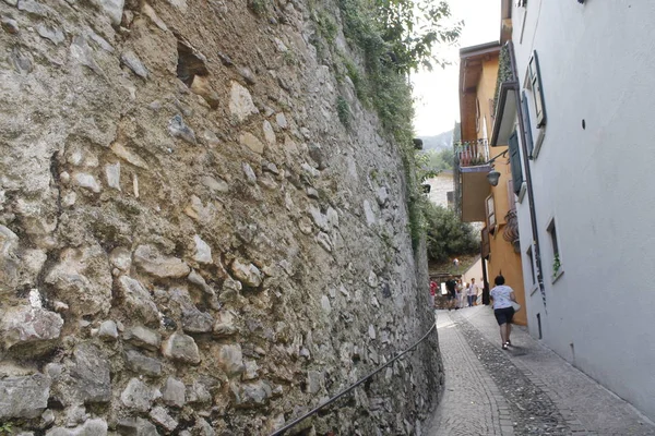 Old Architecture Limone Sul Garda Garda Lake Brescia Lombardy Italy — Stock Photo, Image