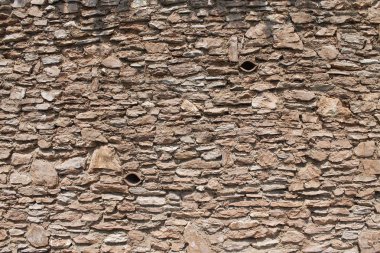 taş tuğla ile antik duvar