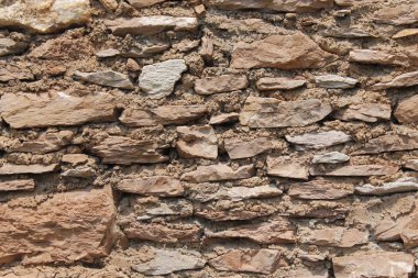 taş tuğla ile antik duvar