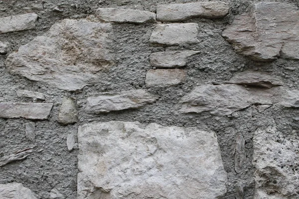 Mur Antique Avec Briques Pierre — Photo