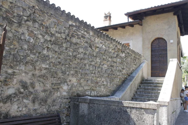 Arquitectura Gargnano Pequeño Pueblo Lago Garda Norte Italia — Foto de Stock