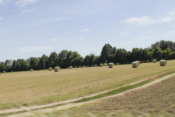 Landschaft Mit Landwirtschaftlichen Feldern Italien — Stockfoto