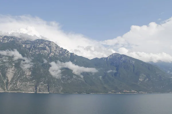 Vista Para Lago Garda Norte Itália — Fotografia de Stock