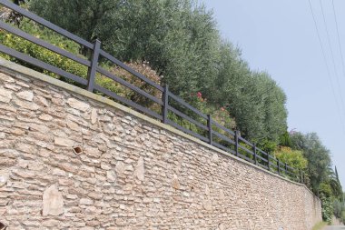 yolu ile Kuzey İtalya antik duvar