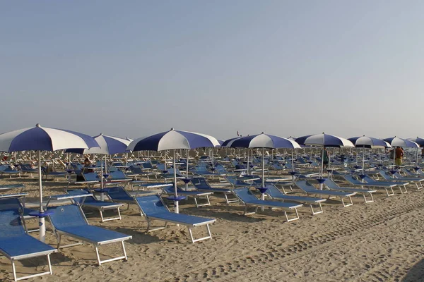 Praia Mar Adriático Itália — Fotografia de Stock