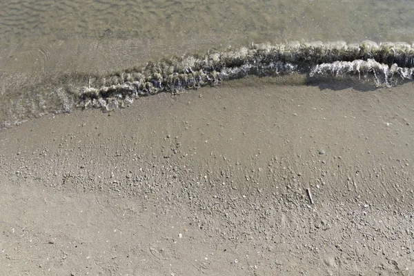 Vue Rapprochée Plage Sable Fond — Photo