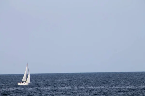 Paisaje Con Cielo Mar Adriático Italia — Foto de Stock