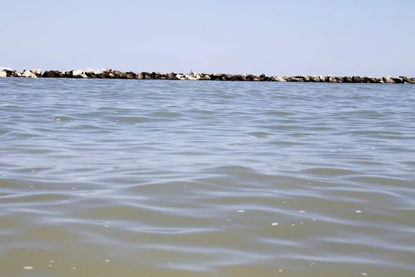 Paysage Avec Mer Adriatique Italie — Photo