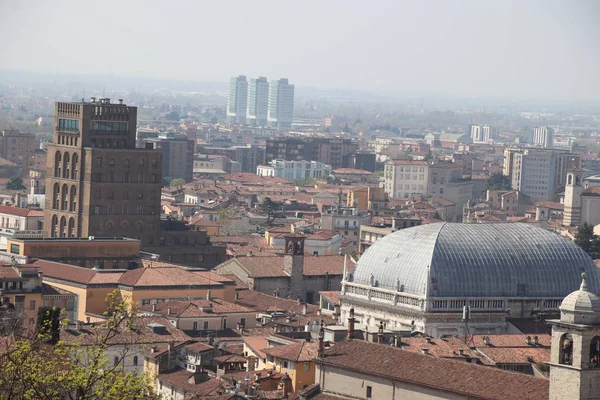 Vista Aérea Brescia Norte Italia — Foto de Stock