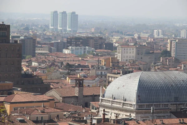 Vista Aérea Brescia Norte Italia —  Fotos de Stock