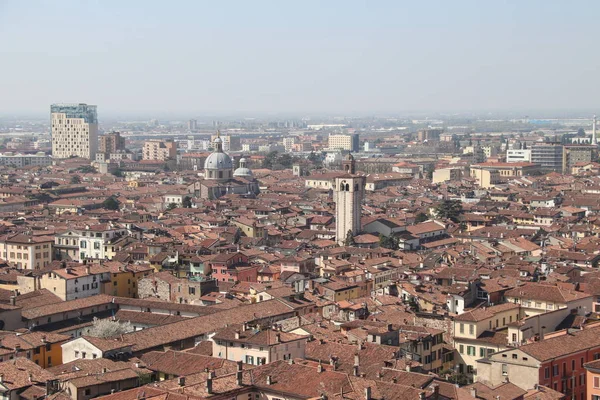 Letecký Pohled Brescia Severní Itálii — Stock fotografie