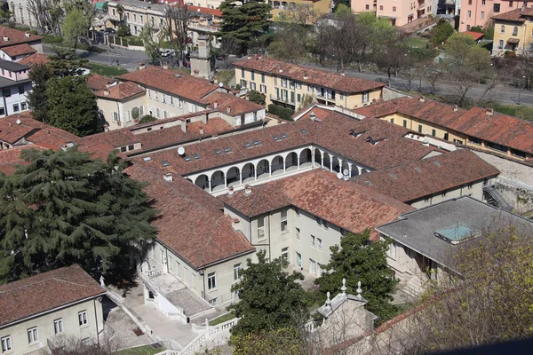 Vista Aérea Brescia Norte Italia — Foto de Stock