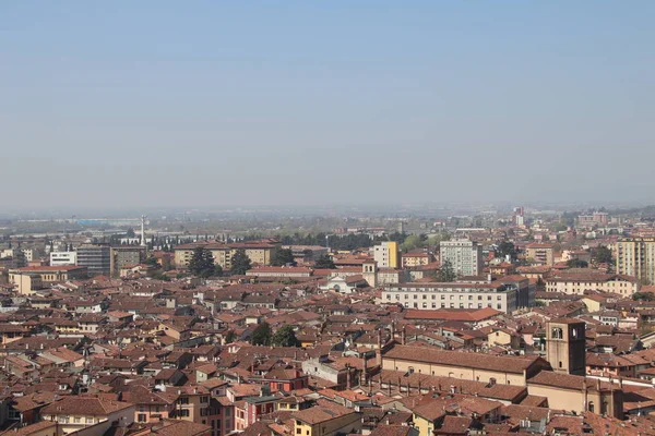 Vista Aérea Brescia Norte Italia — Foto de Stock