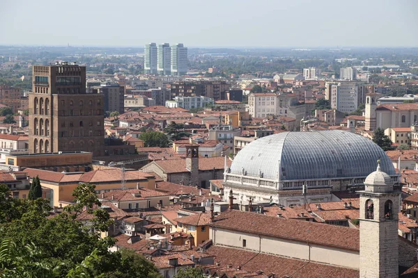 Вид Воздуха Брешию Город Севере Италии — стоковое фото