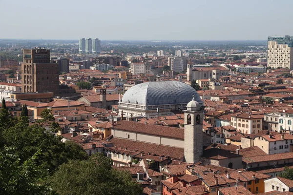 Vista Aerea Brescia Città Del Nord Italia — Foto Stock